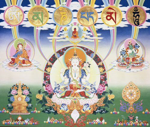 Práctica de Larga Vida de la “Gran Compasión” (Chenrezig/Avalokiteshvara) – Drowa Kundrol